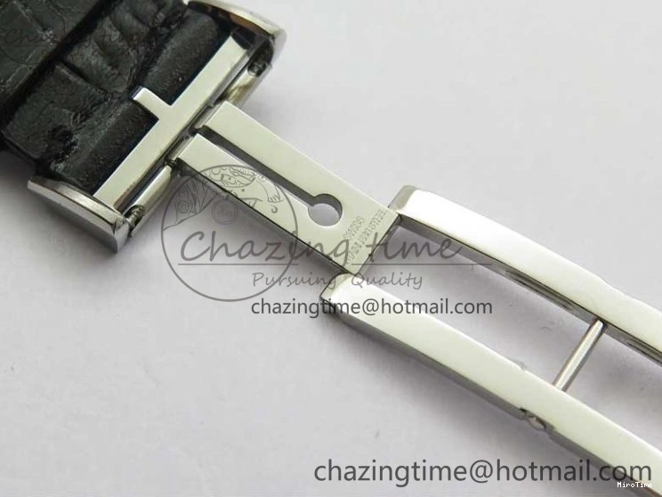 MIROTIME 0410 Elegant Portuguese IW371615 ZF 1:1 Best Edition SS Green Dial on Black Leather Strap A96355 V 7081